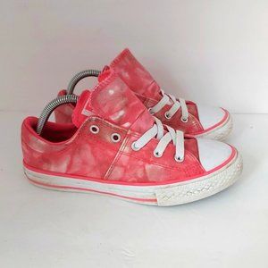 CONVERSE ALL STAR | Double Tongue Tye Dye Sneakers Pink White Size 2